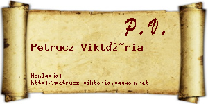 Petrucz Viktória névjegykártya